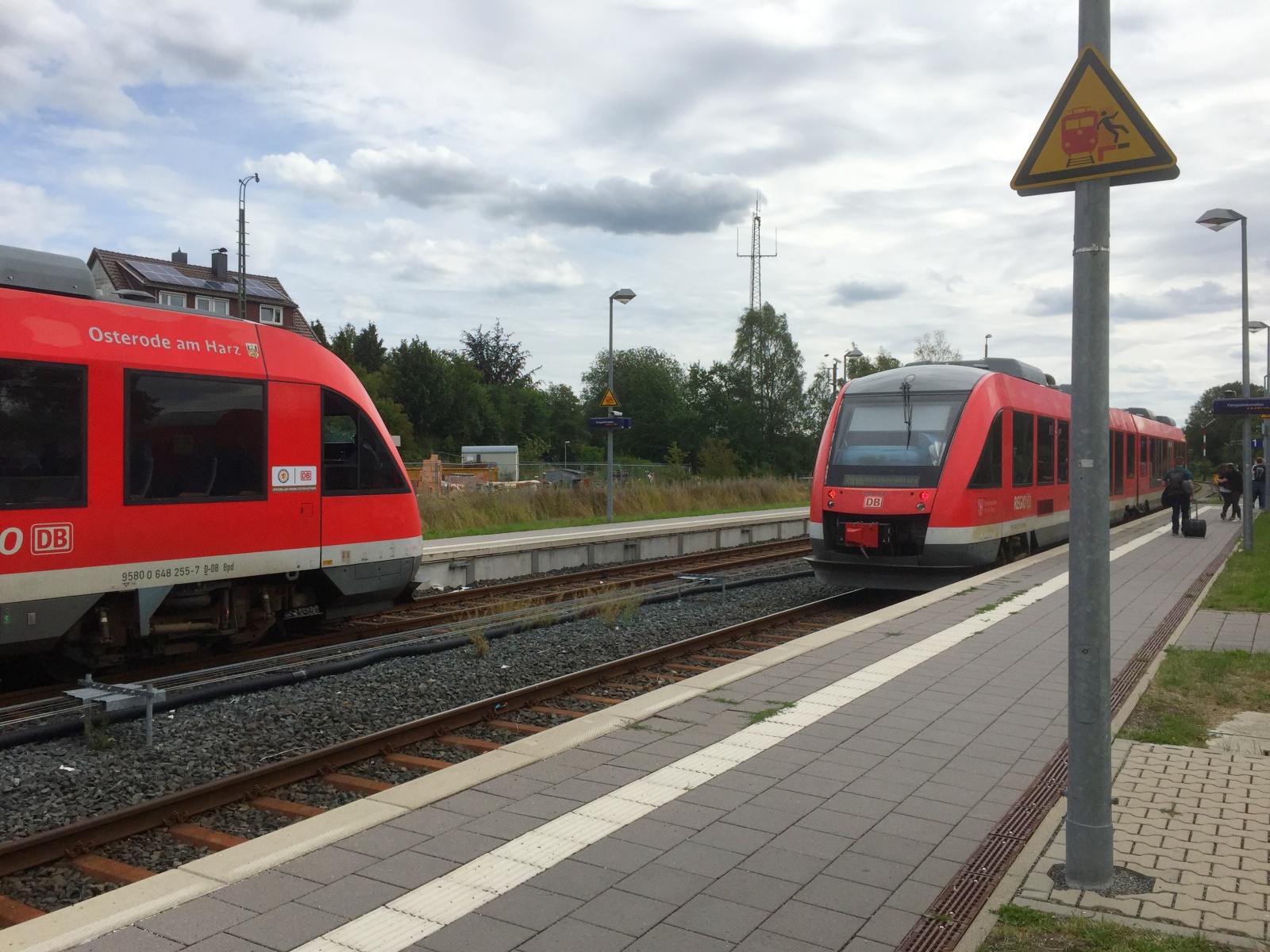 Züge nach Braunschweig und Herzberg