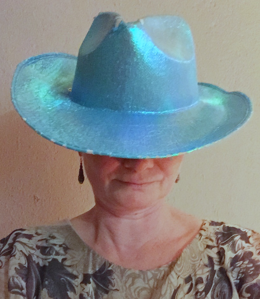 Blau machen - mit Hut