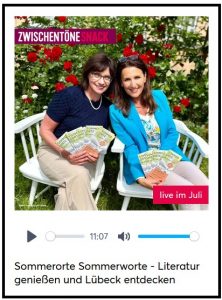 Titel des Podcasts "Sommerorte, Sommerworte"