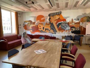 Seminarraum beim Rostocker Lokalradio